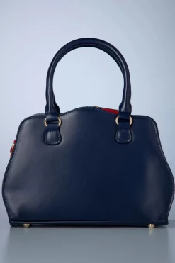 Banned Retro Poppy Polka Handtas In Wit><noscript><img width=