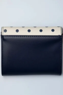 Banned Retro Poppy Polka Portemonnee In Navy En Wit><noscript><img width=