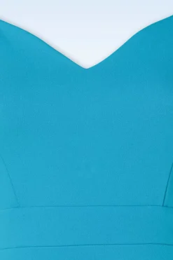 Vintage Chic for Topvintage Rachel Pencil Jurk In Aqua Blauw><noscript><img width=
