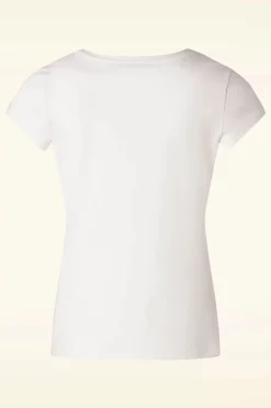 Mademoiselle Yu00e9Yu00e9 Radical Love T-Shirt In Ecru><noscript><img width=