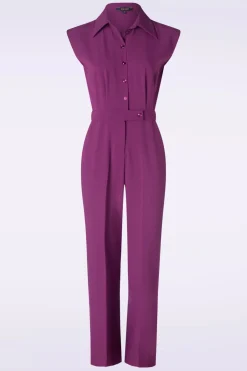 King Louie Remi Jumpsuit Timba In Caspia Paars>Vrouwen Playsuits & Jumpsuits