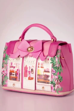 Vendula Ribbons And Bows Haberdashery Mini Handtas In Roze><noscript><img width=