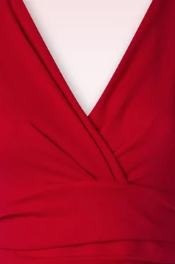 Vintage Chic for Topvintage Rinda Maxi-Jurk In Lippenstiftrood><noscript><img width=