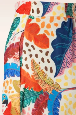 Traffic People Rio Tropical Flare Pantalon In Multi><noscript><img width=