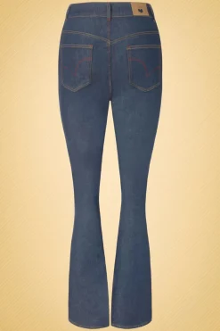 Rock-a-Booty Rosa Jeans In Denimblauw><noscript><img width=
