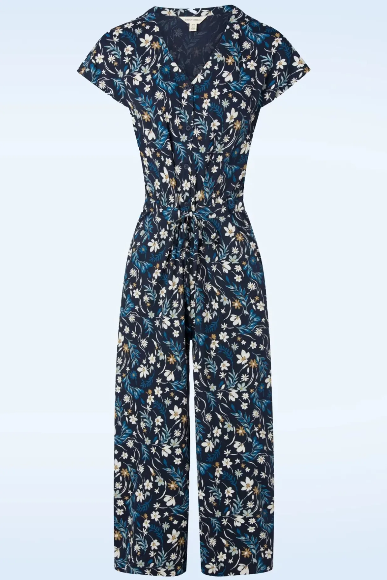 Seasalt Rose Trellis Jumpsuit In Tidal Floral Maritime>Vrouwen Playsuits & Jumpsuits