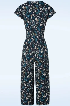 Seasalt Rose Trellis Jumpsuit In Tidal Floral Maritime><noscript><img width=