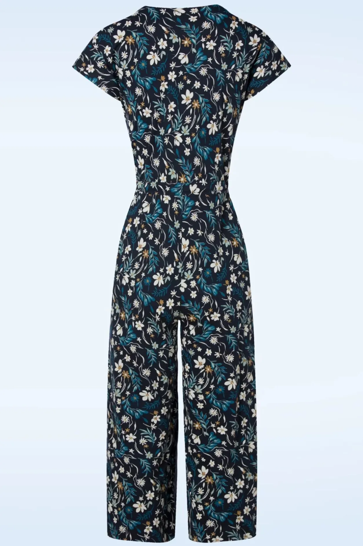 Seasalt Rose Trellis Jumpsuit In Tidal Floral Maritime>Vrouwen Playsuits & Jumpsuits