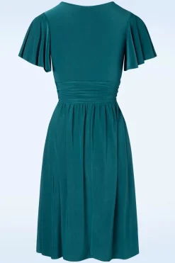 Vintage Chic for Topvintage Sadie Swing Jurk In Groenblauw><noscript><img width=