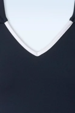 Vintage Chic for Topvintage Sandy Swing Jurk In Marineblauw><noscript><img width=