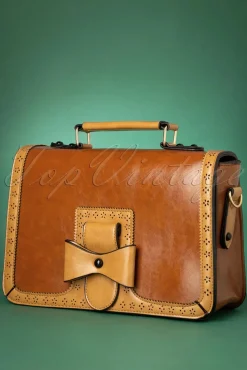 Banned Retro Scandal Office Handtas In Camel En Cognac>Vrouwen Tassen
