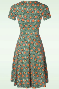 Blutsgeschwister Shalala Tralala Jurk In Flower Mirror Of Joy>Vrouwen Swing Jurken