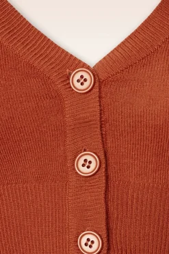 Mak Sweater Shela Cropped Vest In Poederoranje><noscript><img width=