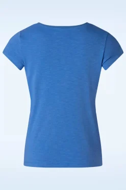 Mademoiselle Yu00e9Yu00e9 Sisterhood T-Shirt In Krachtig Blauw>Vrouwen T-Shirts