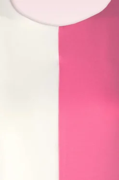 Vixen Sixties Contrast Jurk In Roze><noscript><img width=