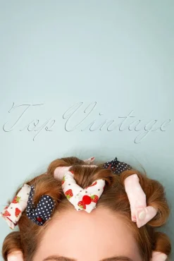Lieblingsstucke By JuttaVerena Strawberry Fields - Set Van 12 Krulspelden In Wit>Vrouwen Haarstyling