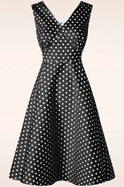 Banned Retro Summer Spot Swing Jurk In Zwart>Vrouwen Plus Size Jurken