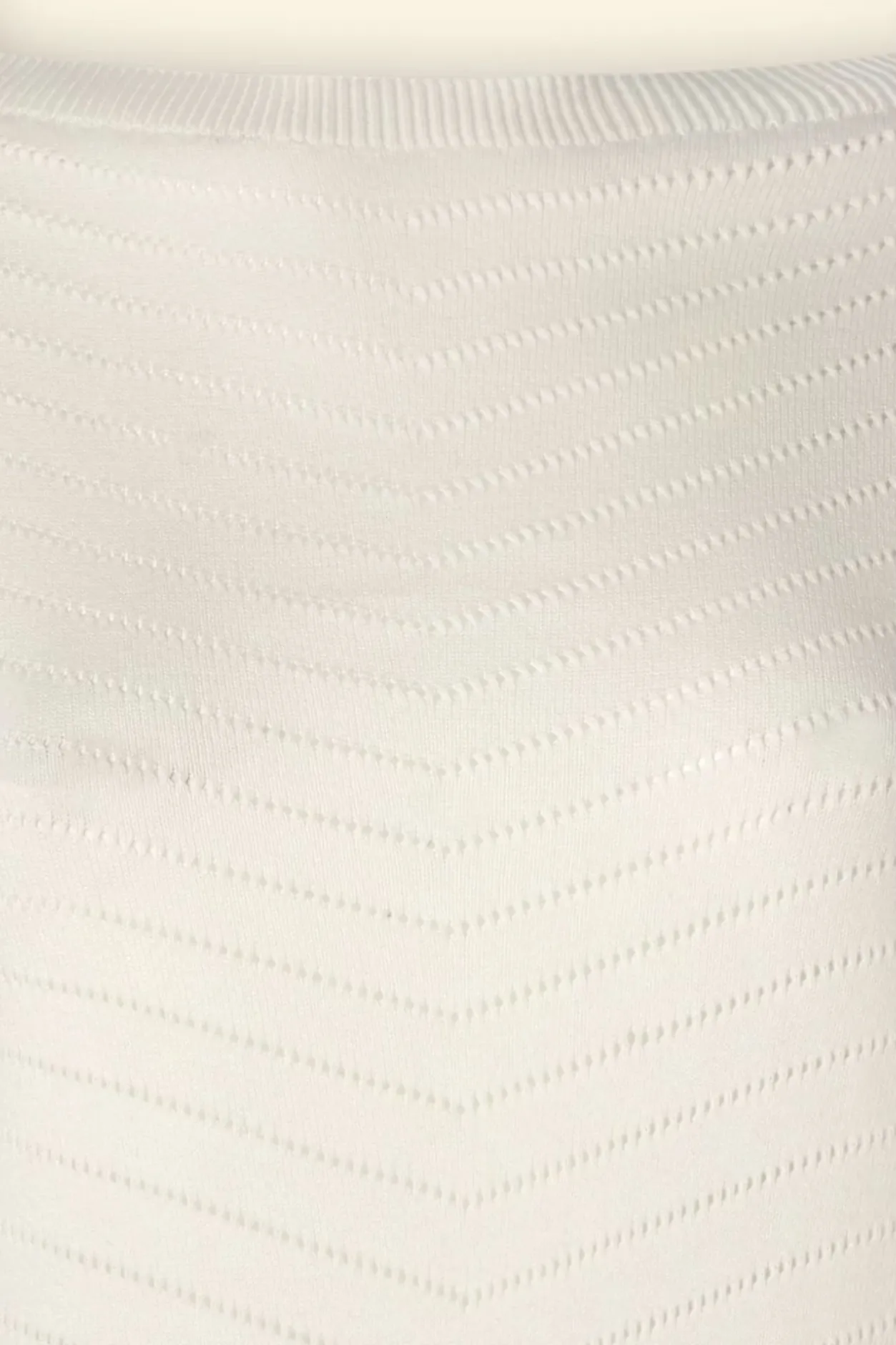 Pretty Vacant Suzie Effen Boothals Top In Sneeuwwit>Vrouwen Truitjes