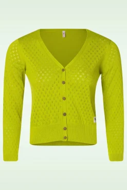 Blutsgeschwister Sweet Petite Cardigan Traditional In Groen>Vrouwen Vestjes