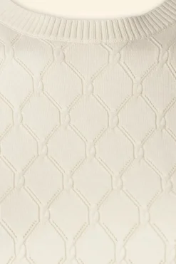 Banned Retro Sweet Sally Top In Creme><noscript><img width=