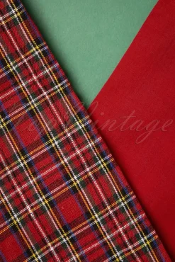 Be Bop a Hairbands Tartan Haarsjaal In Rood>Vrouwen Haaraccessoires