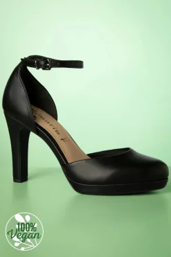 Tamaris Tiffany Classy Pumps In Matzwart>Vrouwen Pumps