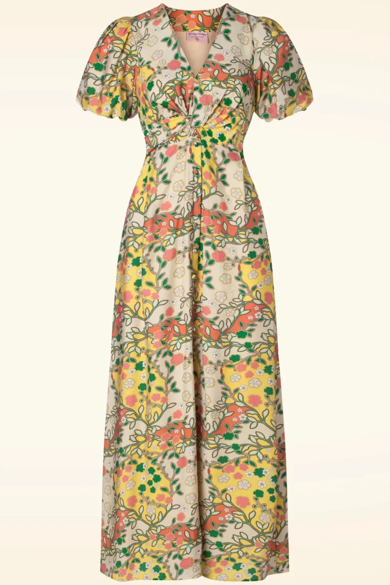 Topvintage Boutique Collection Topvintage Exclusive ~ Phoebe Maxi Jurk In Multi>Vrouwen Plus Size Jurken