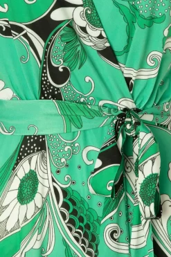 Vintage Chic for Topvintage Valerie Maxi Jurk In Groen><noscript><img width=