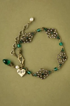 Lovely Victoriaanse Filigraanarmband In Smaragd>Vrouwen Sieraden