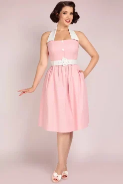 Collectif Clothing Waverly Swing Jurk In Roze><noscript><img width=